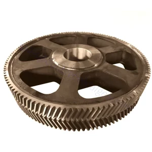 customized large diameter double helical gear